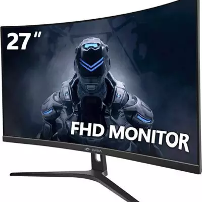 CRUA 27" 144hz/165HZ Curved Gaming Monitor, Full HD 1080P 1800R Frameless Computer Monitor